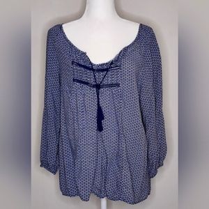 Faded Glory peasant blouse Size XXL (20)